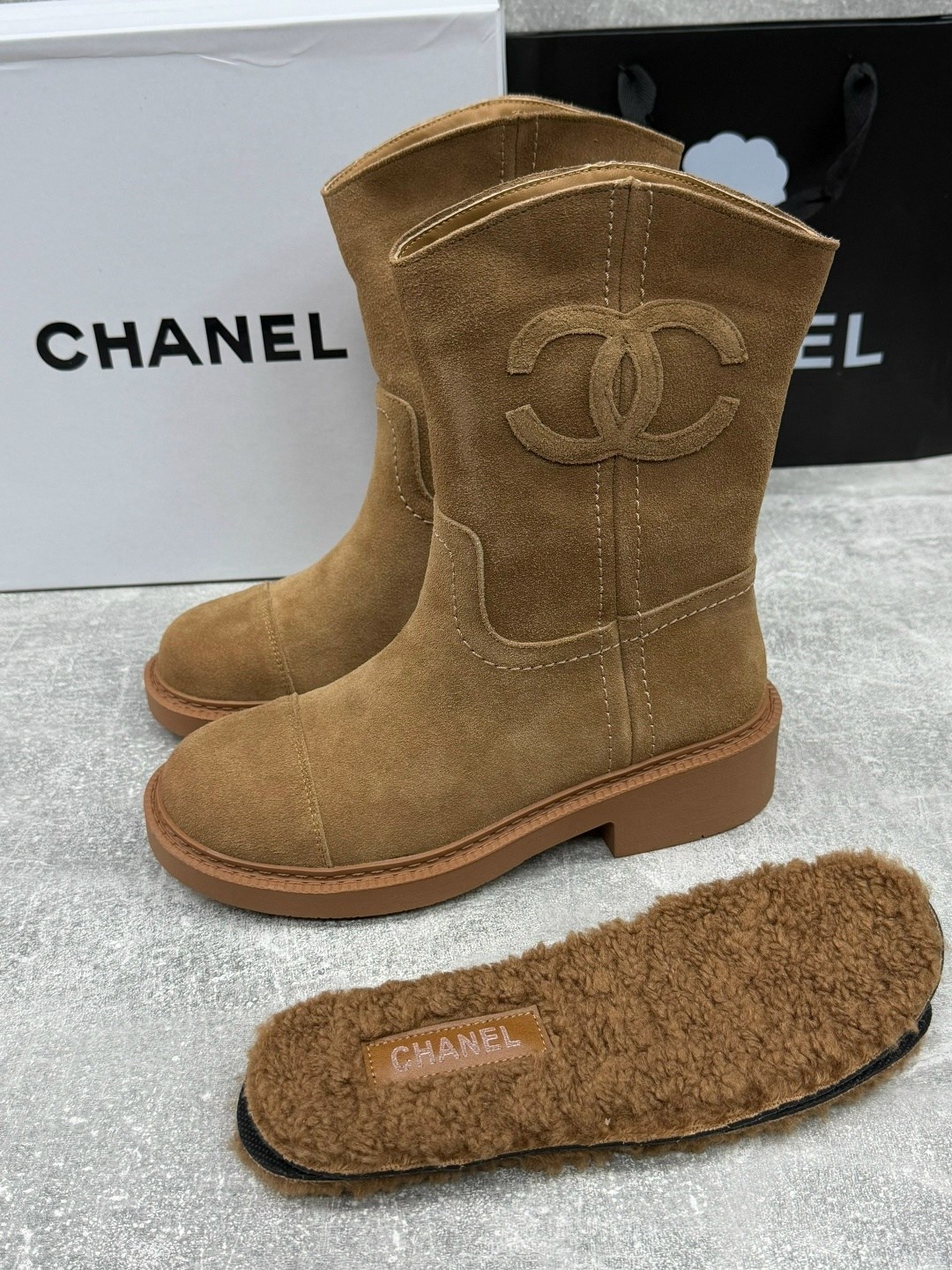 замшевые сапоги,женские сапоги,сапоги chanel,,замшевые сапоги женские