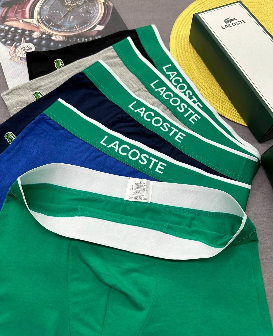 набор мужских трусов lacoste,комплект трусов мужских lacoste lac3 в ассортименте 52-54,мужской набор трусов,комплект трусов боксеры lacoste,трусы мужские lacoste