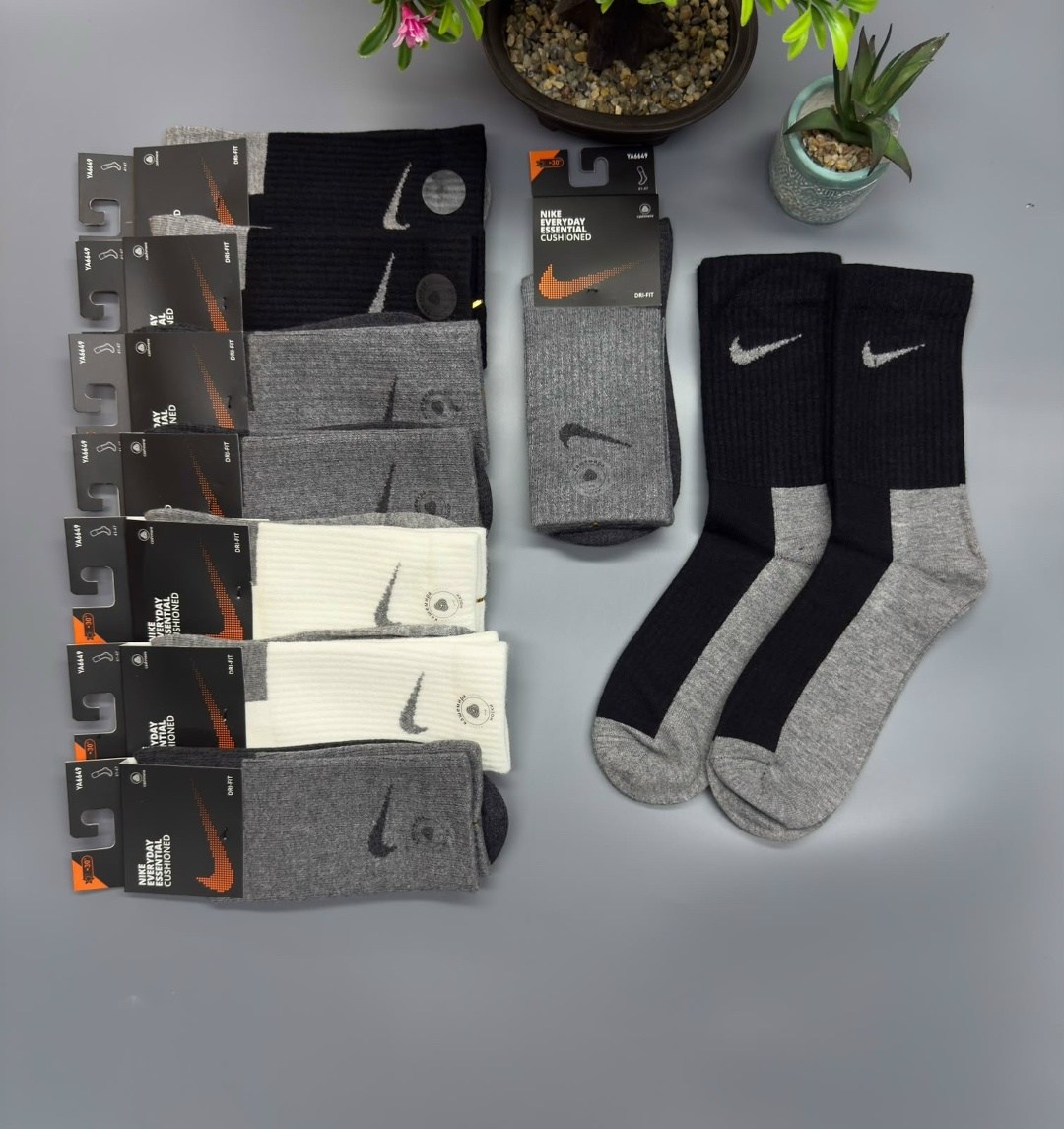 носки мужские,комплект носки мужские,носки мужские 10 пар nike,мужские носки nike,носки мужские спортивные