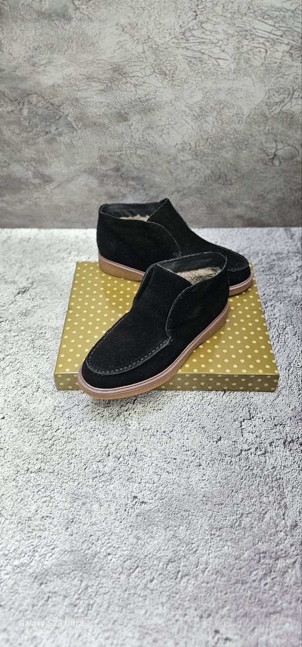 ботинки зимние лоферы мужские замшевые loro piana suede brown,ботинки замшевые,,лоферы замшевые на меху,мужские лоферы loro piana