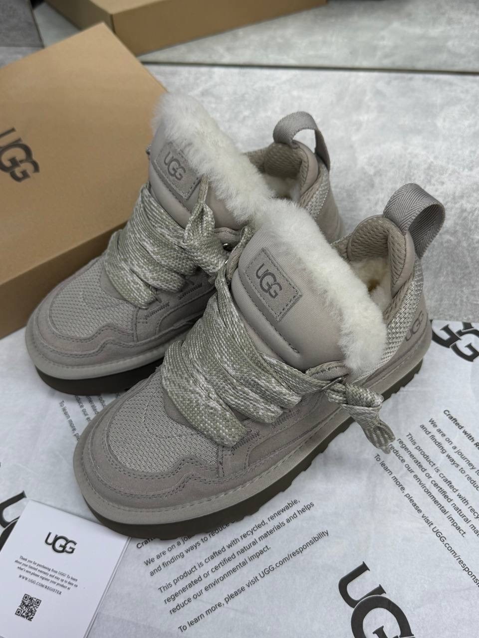 ,кроссовки ugg,теплые кроссовки,зимняя ,ugg lowmel sneaker