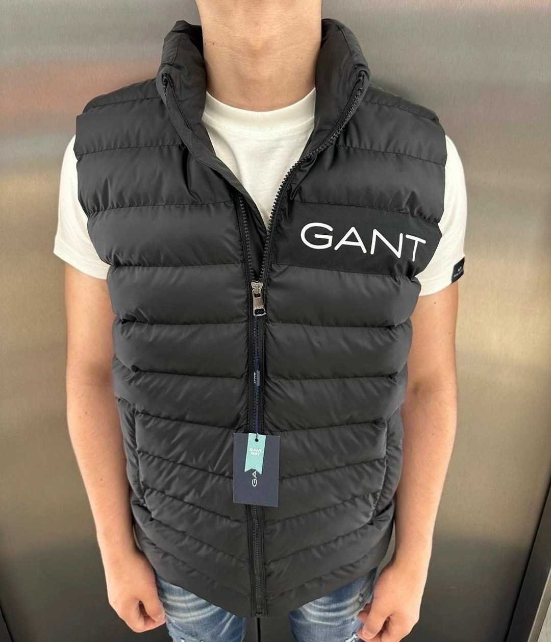 жилет gant,жилетка мужская,жилет мужской,жилетка безрукавка,жилет утепленный gant