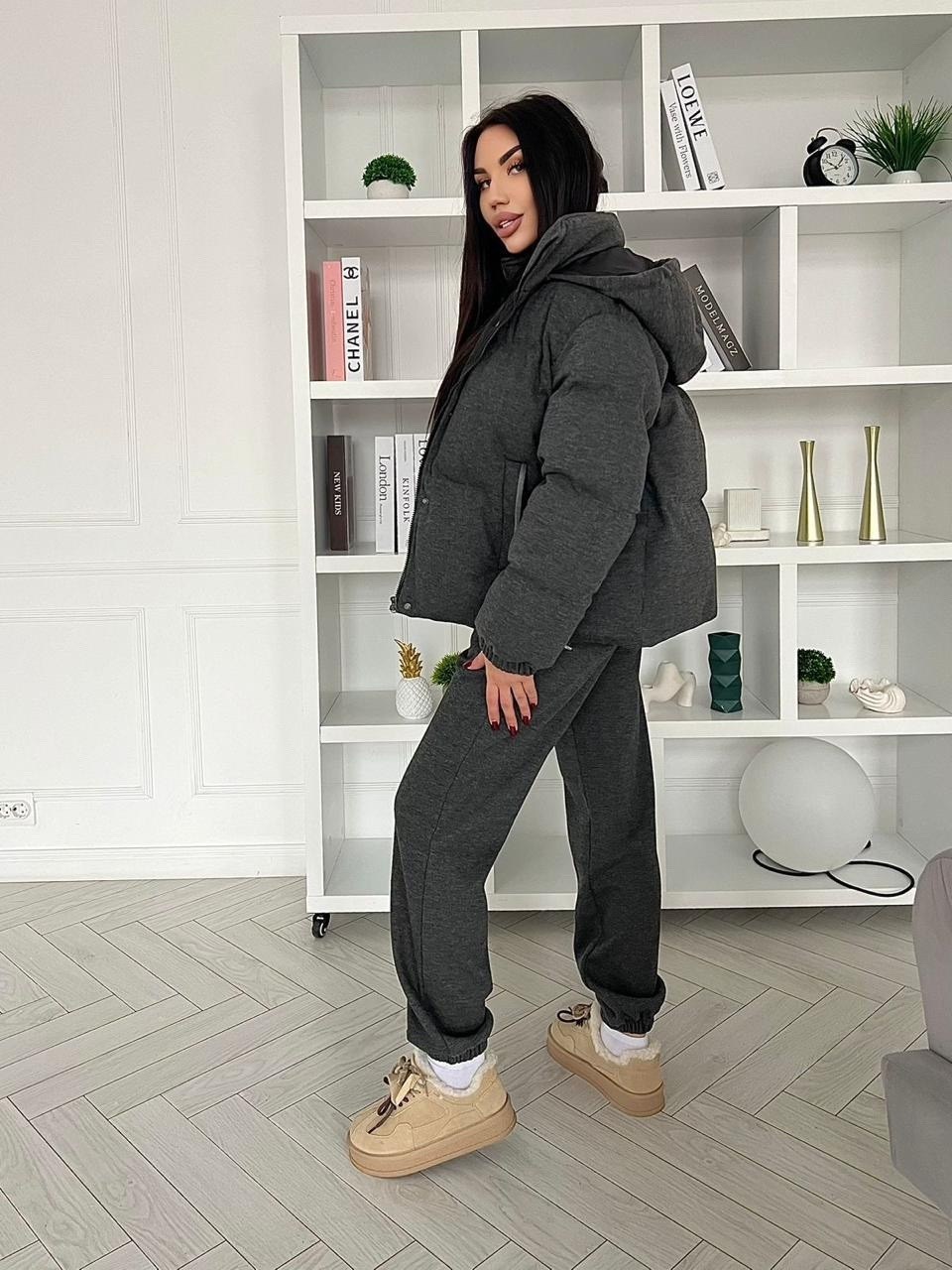 miu miu женский серый костюм тройка premium,костюм тройка женский,костюм тройка,костюм тройка miu miu,костюм тройка с курткой