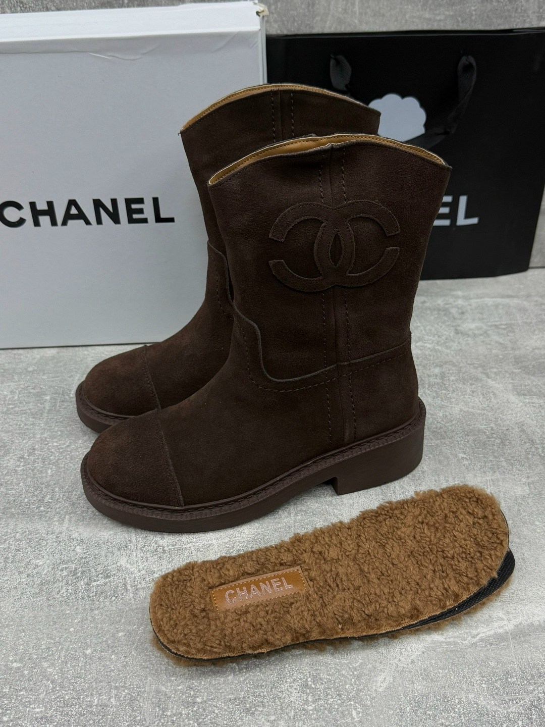 замшевые сапоги,женские сапоги,сапоги chanel,,замшевые сапоги женские
