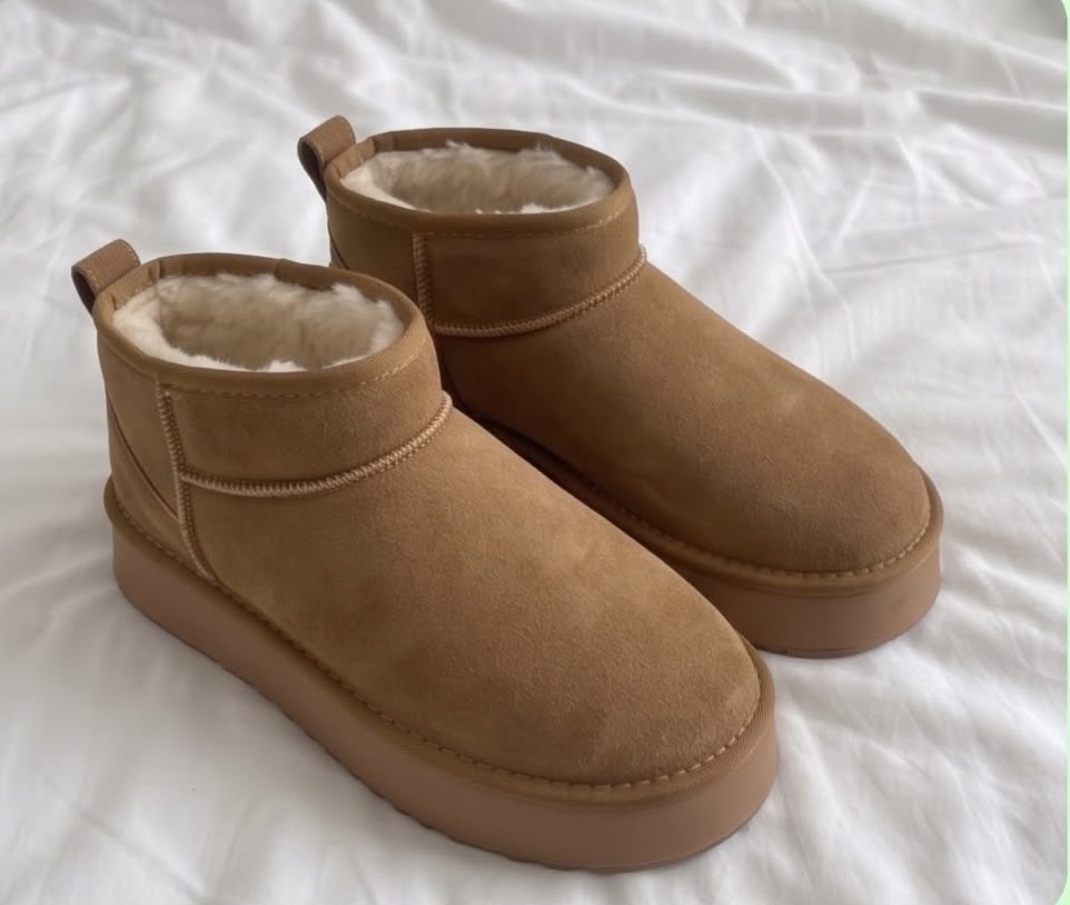 ,угги женские,угги,зимние ботинки для женщин,ugg classic mini platform women's shoes sheepskin ankle boots
