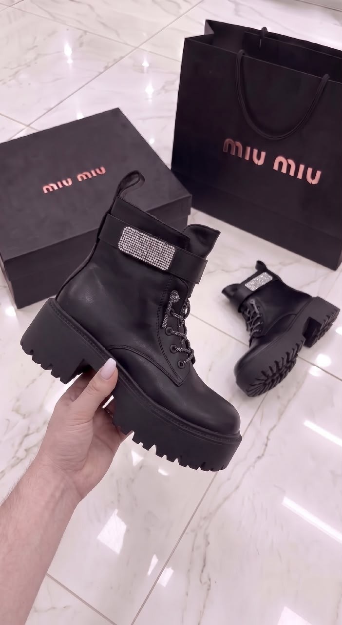 ботинки женские miu miu,ботинки miu miu,,женские ботинки,ботинки