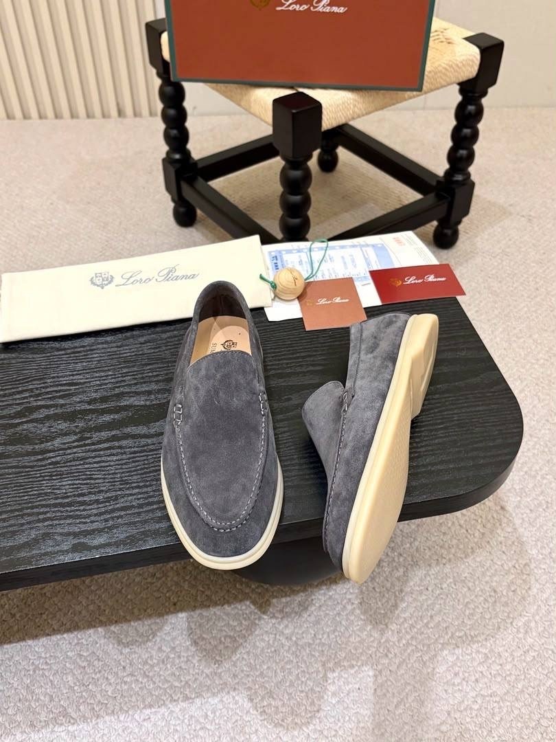 лоферы мужские loro piana,мужские замшевые лоферы loro piana summer walk grey,loro piana мужские замшевые лоферы summer walk,лоферы loro piana,лоферы из натуральной замши loro piana