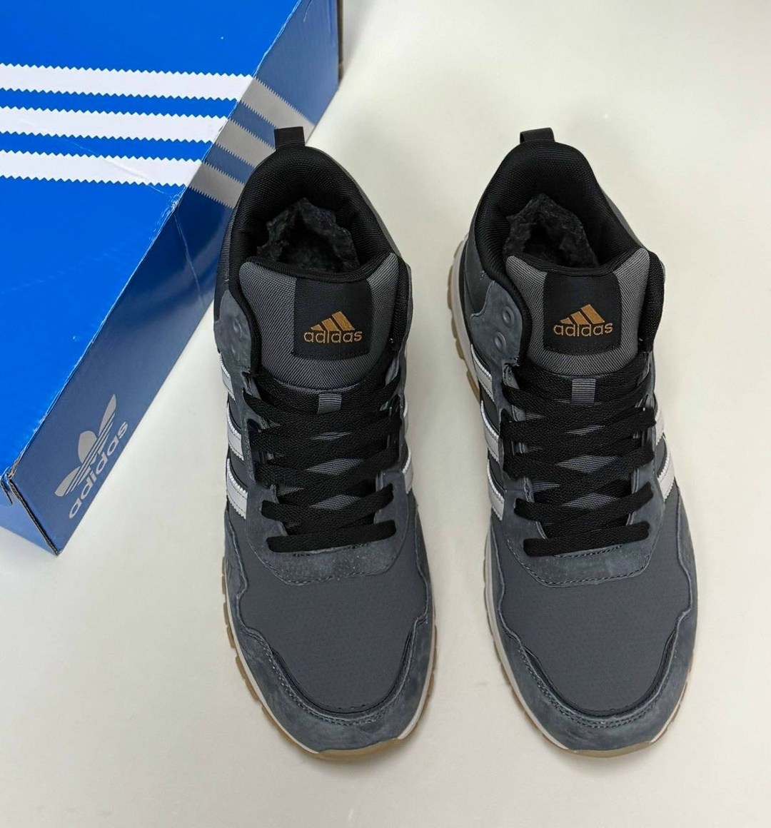 зимние кроссовки мужские adidas,зимние кроссовки adidas,кроссовки adidas retropy f2 mid grey / gum thermo,мужские кроссовки adidas,кроссовки зимние высокие adidas zx 750 с мехом