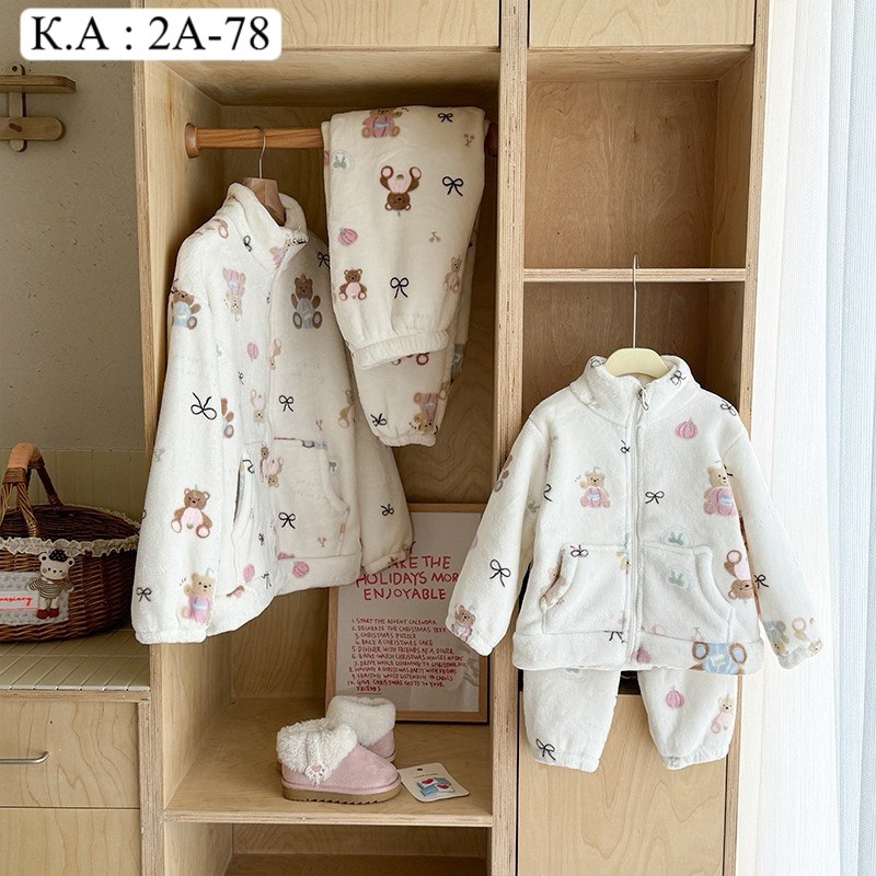 комплект одежды moocie,комплект одежды девочке,комплект детской одежды,теплая пижама,детские комплекты