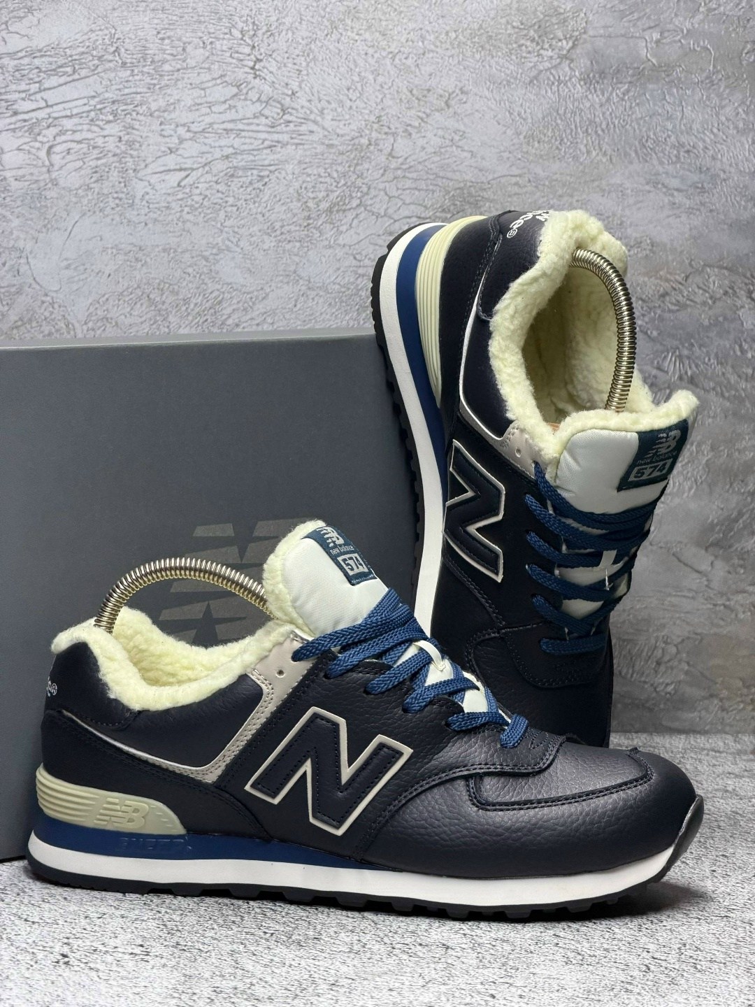 зимние кроссовки new balance 574,кроссовки new balance 574,кроссовки new balance,кроссовки new balance 574 santa синие с мехом,кроссовки new balance 574 высокие зимние