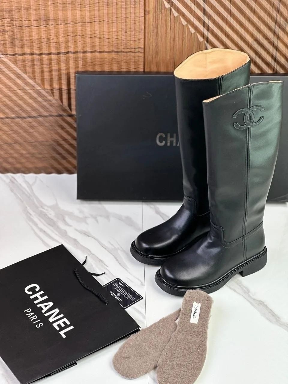 сапоги chanel,сапоги шанель,сапоги celine,сапоги,брендовые сапоги gucci женские кожаные на низком каблуке