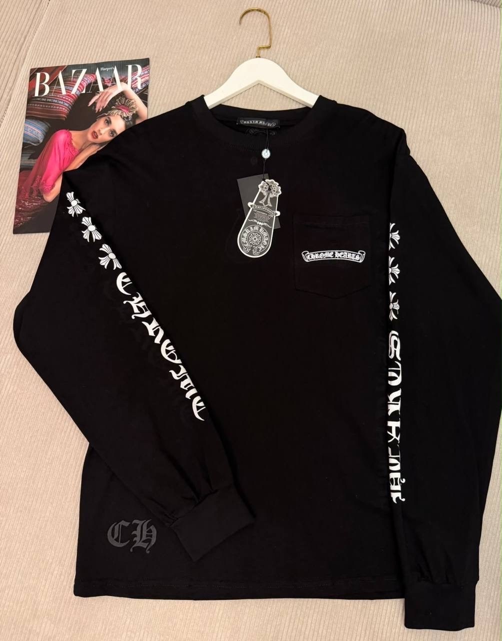 лонгслив chrome hearts,лонгслив для мужчин,свитшот мужская,лонгслив