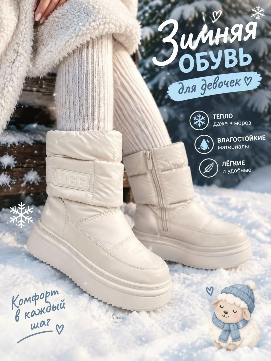 женские дутики зима f1989-13 бежевые,дутики женские,дутики женские зимние,дутики,дутики зимние