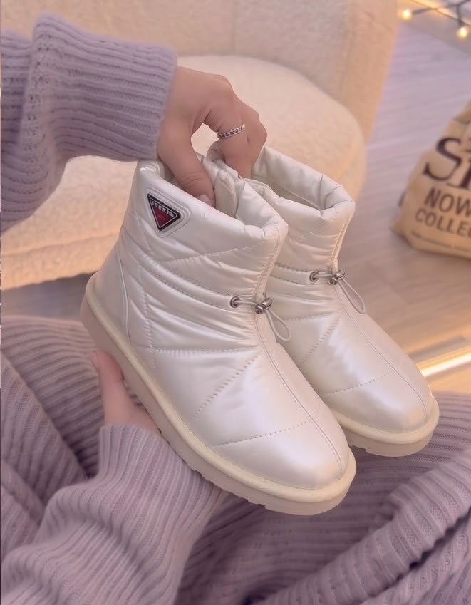 ,дутики женские,дутики женские зимние,дутики prada нейлоновые зимние зеленые,дутики prada