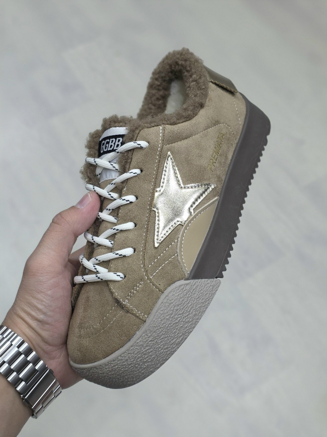 ,golden goose кеды,кроссовки golden goose ball star коричневый,кроссовки golden goose, женская