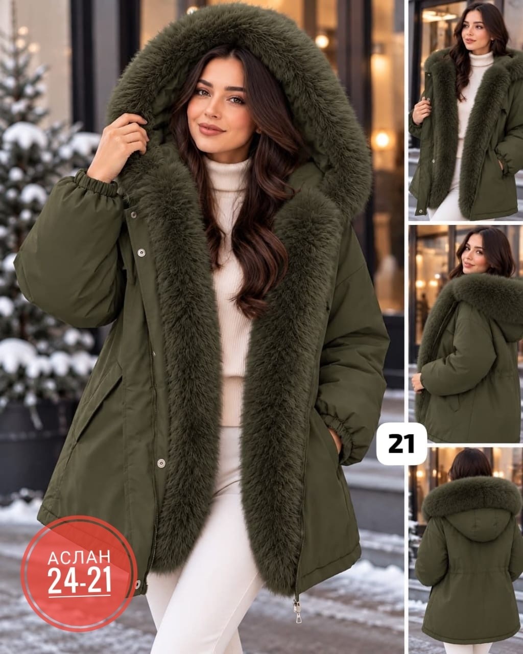 парка зимняя с натуральным мехом schikui_shop_furs,зимние куртки,стильные пуховики,парка с натуральным мехом,зимняя куртка женская