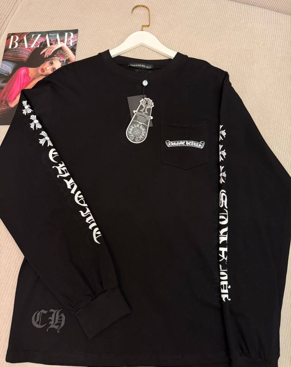 лонгслив chrome hearts,лонгслив для мужчин,свитшот мужская,лонгслив