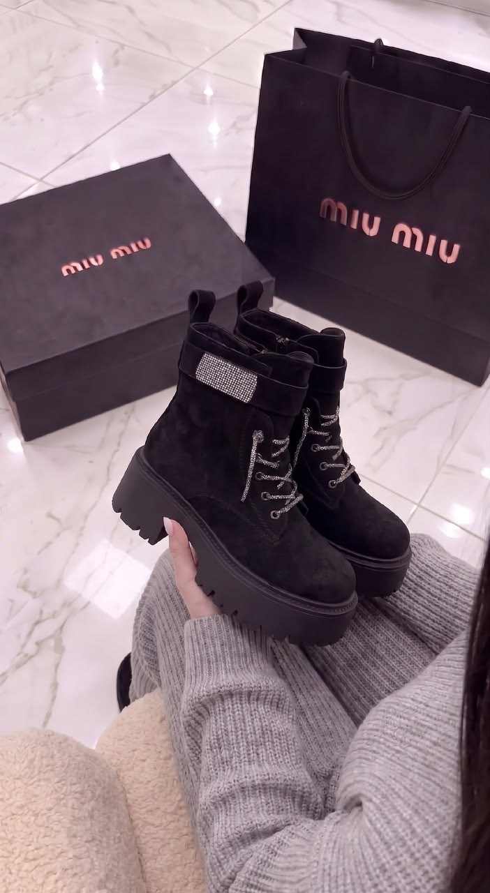 ботинки женские miu miu,ботинки miu miu,,женские ботинки,ботинки