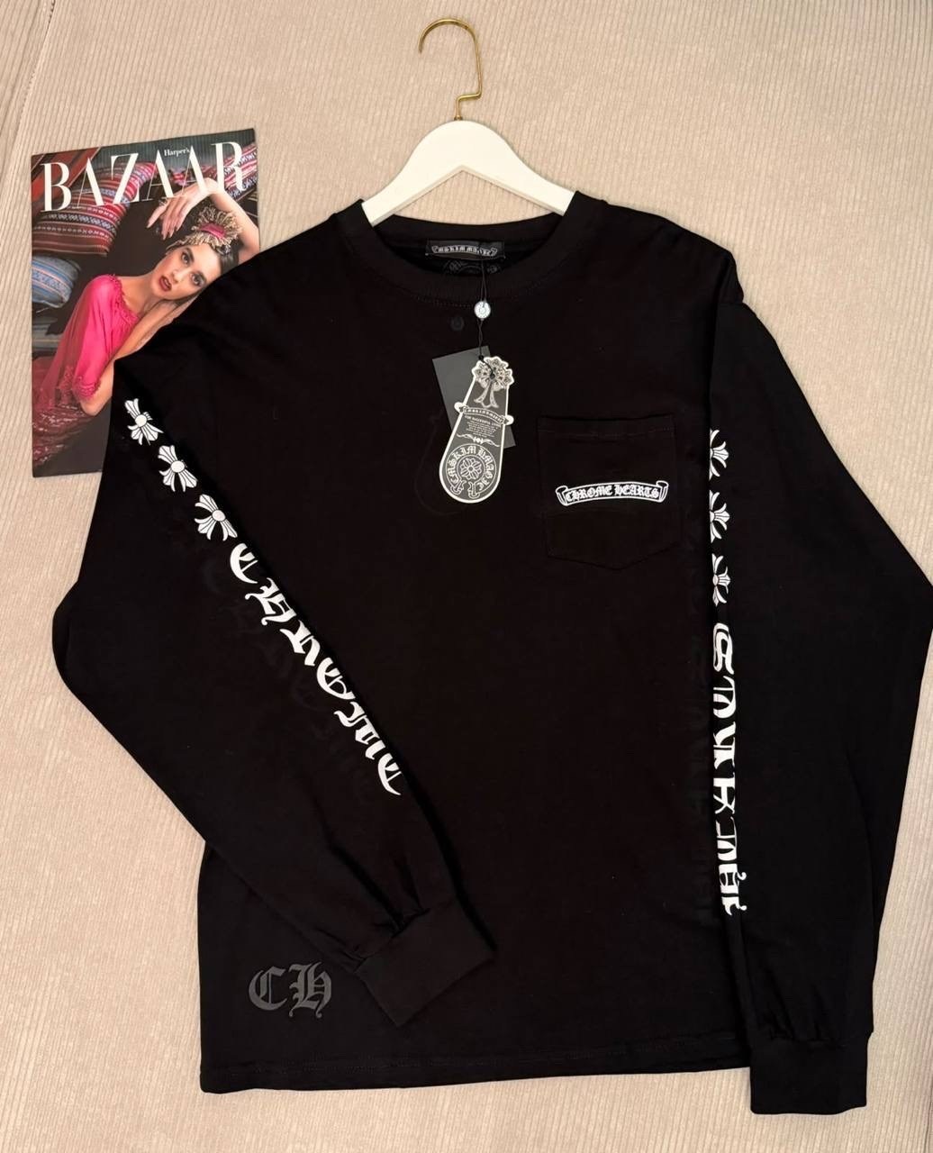лонгслив chrome hearts,лонгслив для мужчин,свитшот мужская,лонгслив