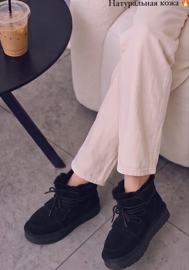 ,короткие угги зимние на платформе шнуровка emelina shop,угги женские,угги emelina shop,женские зимние угги на меху