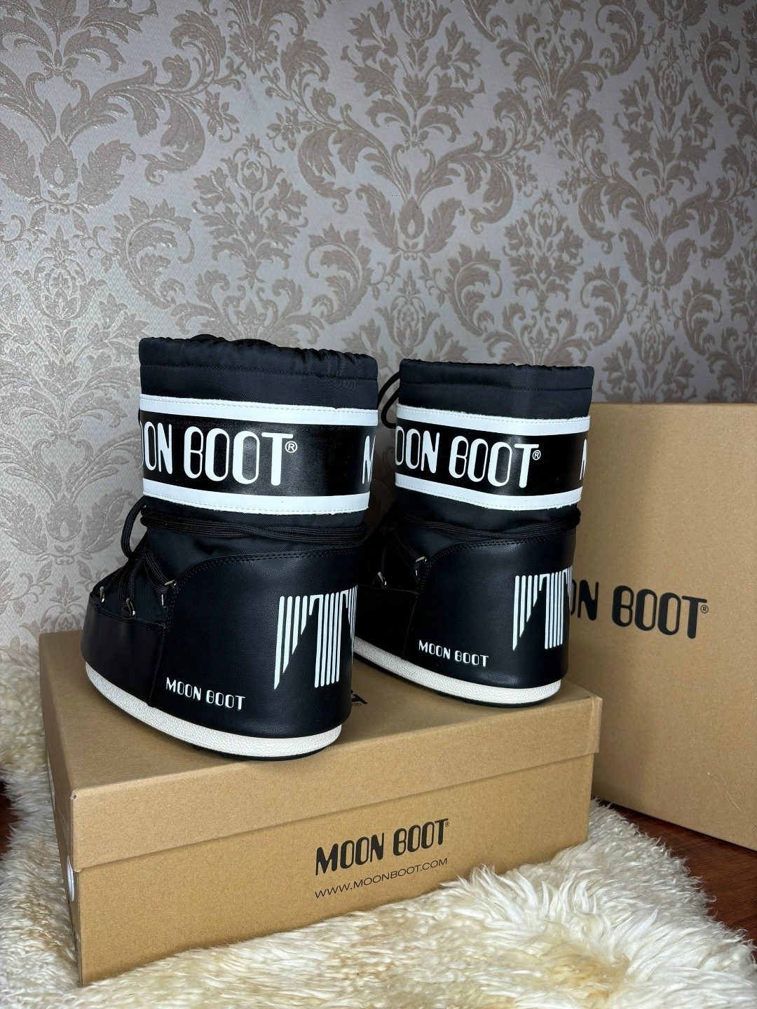 ,мун бут,зимние ботинки moon boot,луноходы ботинки, женская зимняя