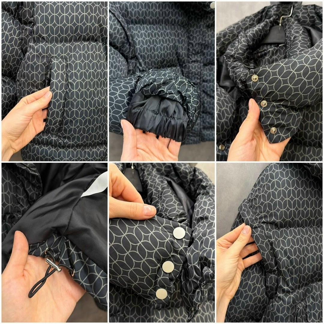 мужская куртка burberry tb monogram - grey,пуховик женский,куртка женская,короткий пуховик,теплая куртка