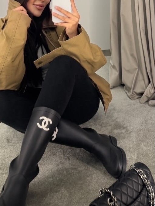 резиновые сапоги chanel,сапоги chanel,резиновые сапоги шанель,сапоги резиновые женские chanel,сапоги шанель