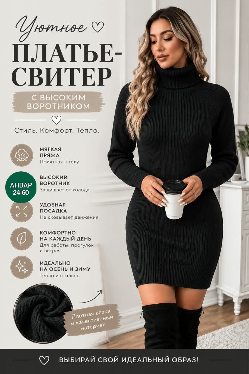платье вязаное теплое,платье вязаное,трикотажное платье,платье свитер,женское платье серое лапша