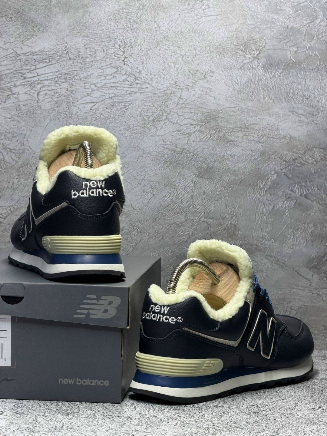 зимние кроссовки new balance 574,кроссовки new balance 574,кроссовки new balance,кроссовки new balance 574 santa синие с мехом,кроссовки new balance 574 высокие зимние