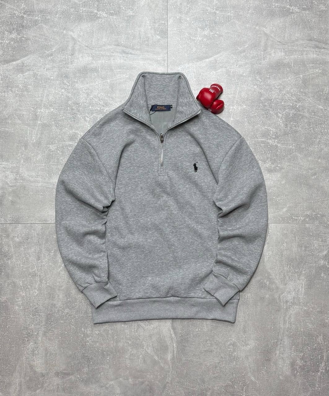 джемпер polo ralph lauren,кофта полузамок polo ralph lauren "black",кофта на замке,мужская кофта,кофта толстовка