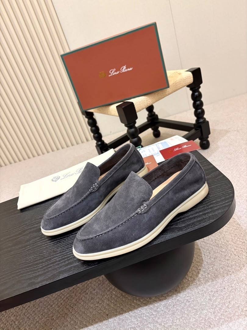 лоферы мужские loro piana,мужские замшевые лоферы loro piana summer walk grey,loro piana мужские замшевые лоферы summer walk,лоферы loro piana,лоферы из натуральной замши loro piana