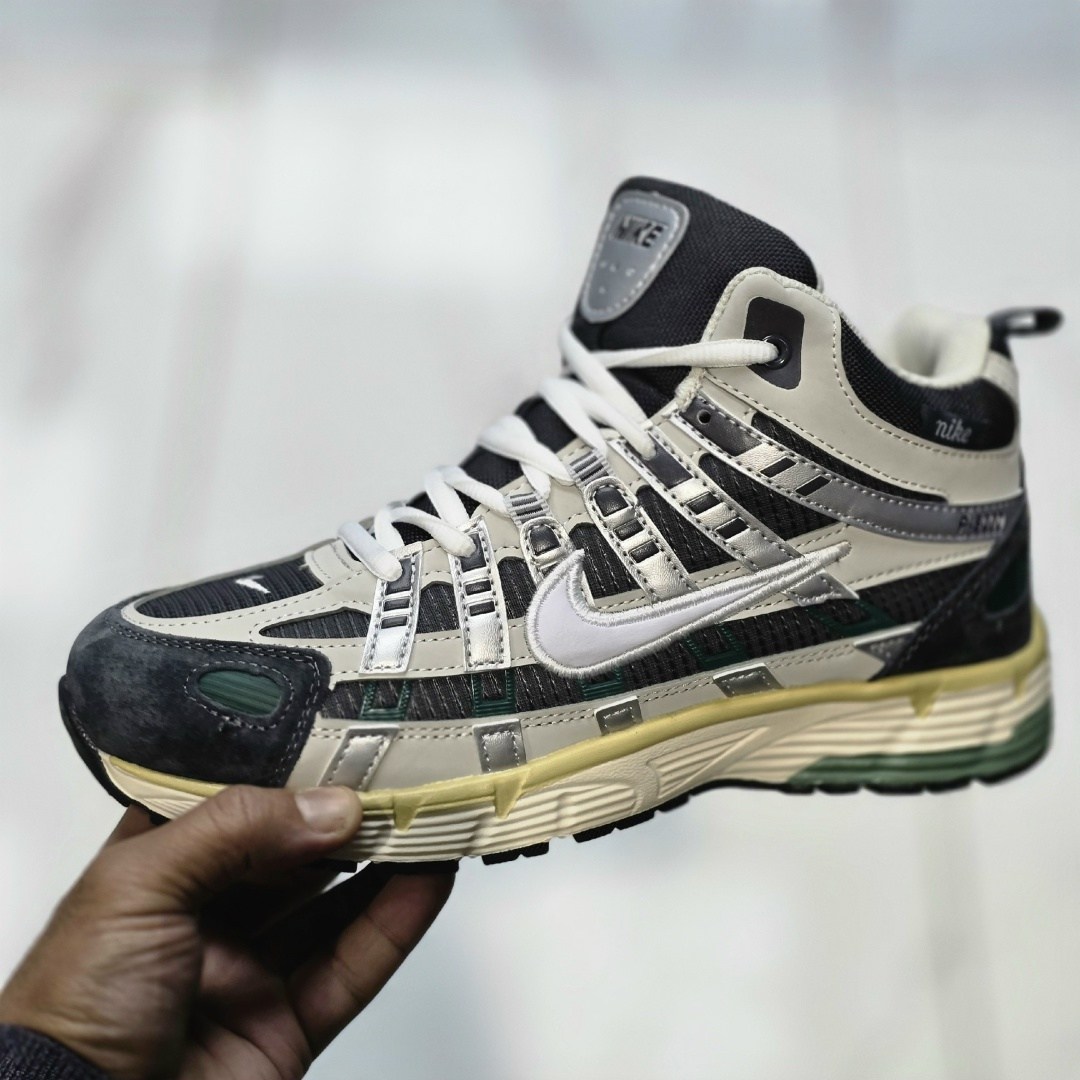 зимние кроссовки nike p-6000 high,зимние кроссовки nike,кроссовки nike p6000 black grey with fur,кроссовки nike p-6000,кроссовки мужской nike