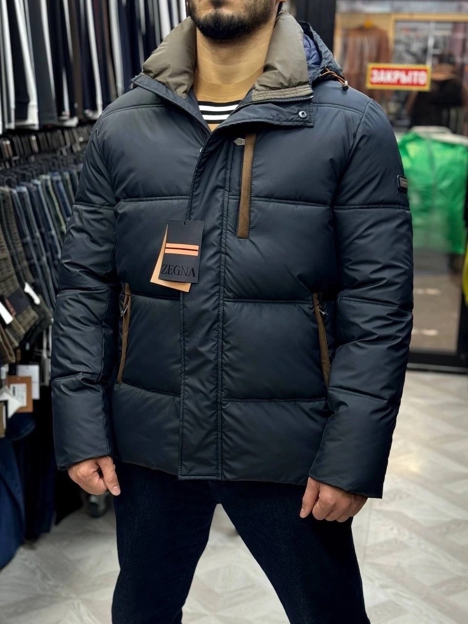 мужская куртка зимняя zegna,мужской брендовый пуховик,мужская зимняя куртка,пуховик zegna,зимняя куртка burberry