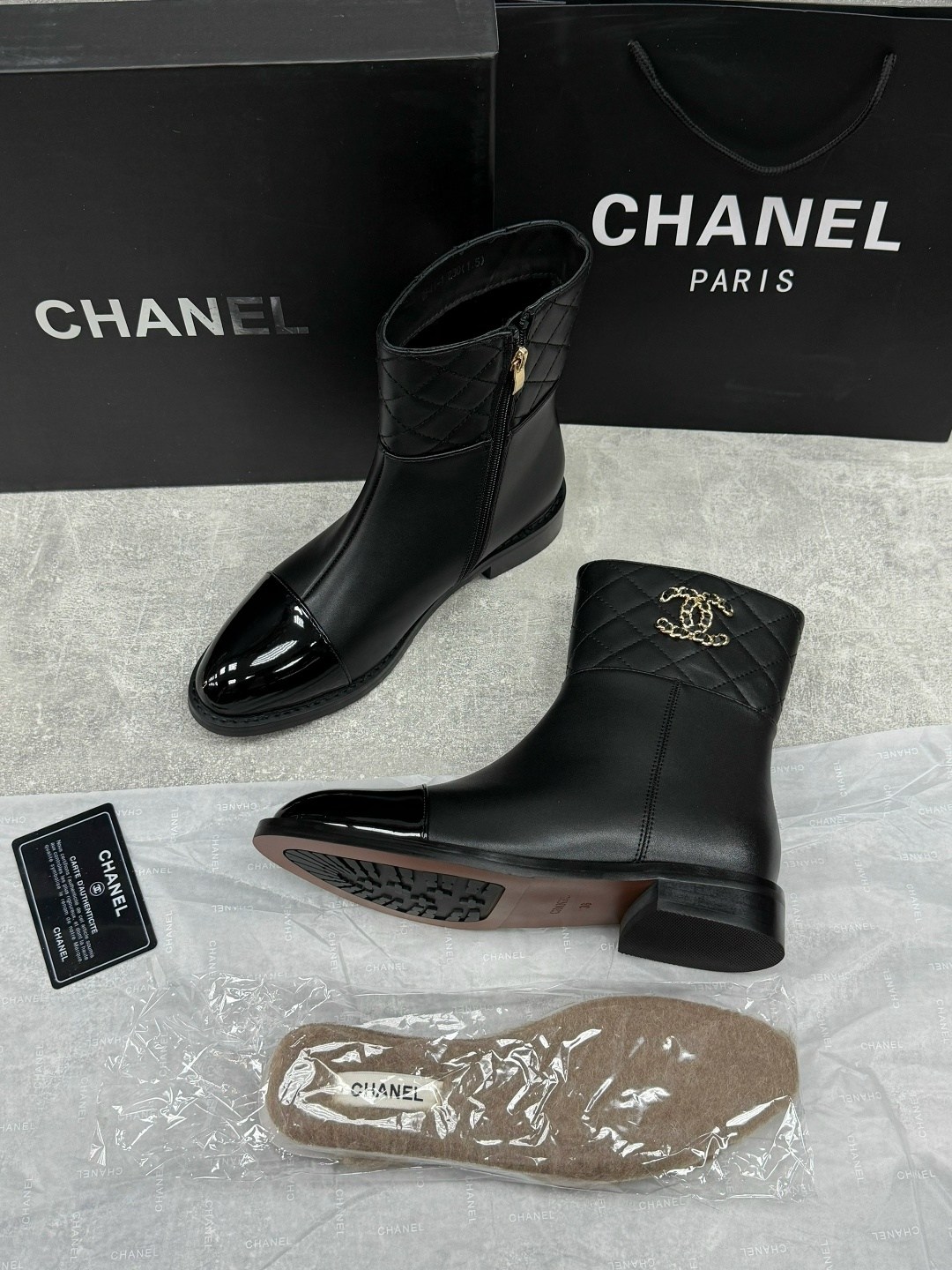 ботинки chanel,сапоги chanel,ботильоны chanel,демисезонные женские ботинки в стиле chanel,