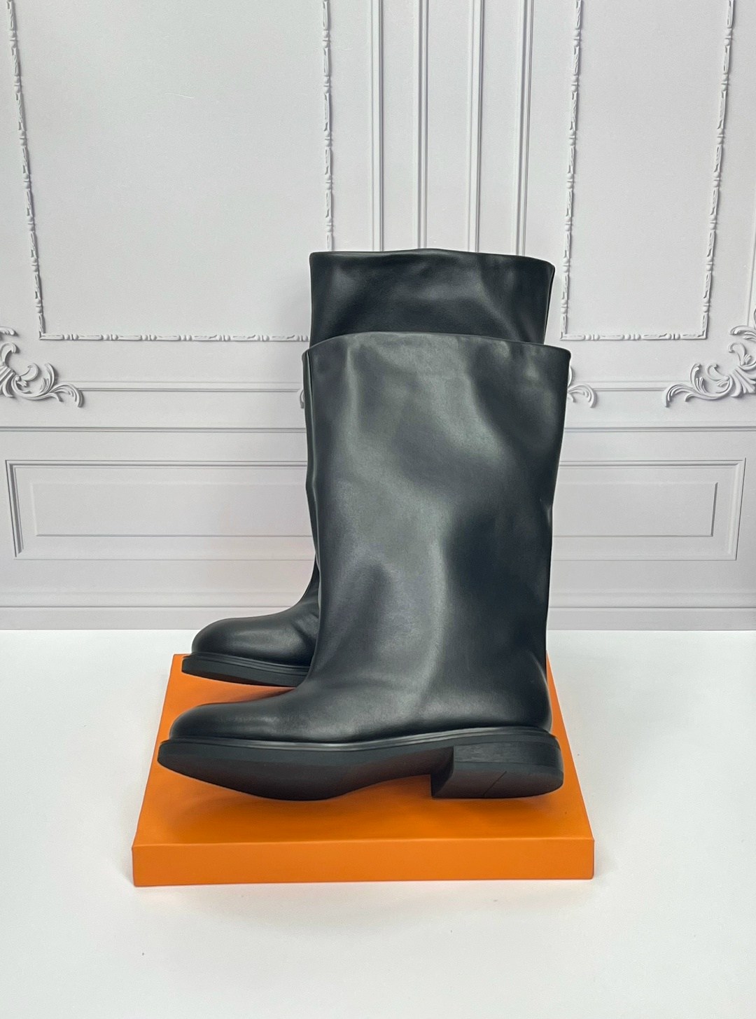 сапоги hermes,сапоги,сапоги эрмес,hermes женские кожаные сапоги premium black,сапоги женские hermes кожаные размер 36-40