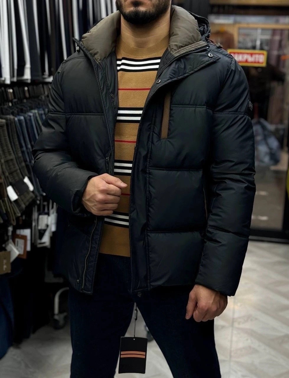 мужская зимняя куртка,пуховик мужской burberry,пуховик burberry,мужской брендовый пуховик,мужская демисезонная куртка