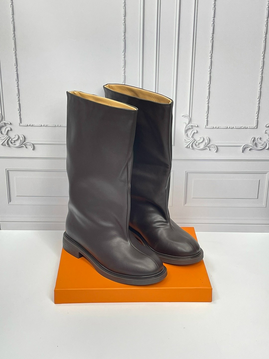 сапоги hermes,сапоги,сапоги эрмес,hermes женские кожаные сапоги premium black,сапоги женские hermes кожаные размер 36-40