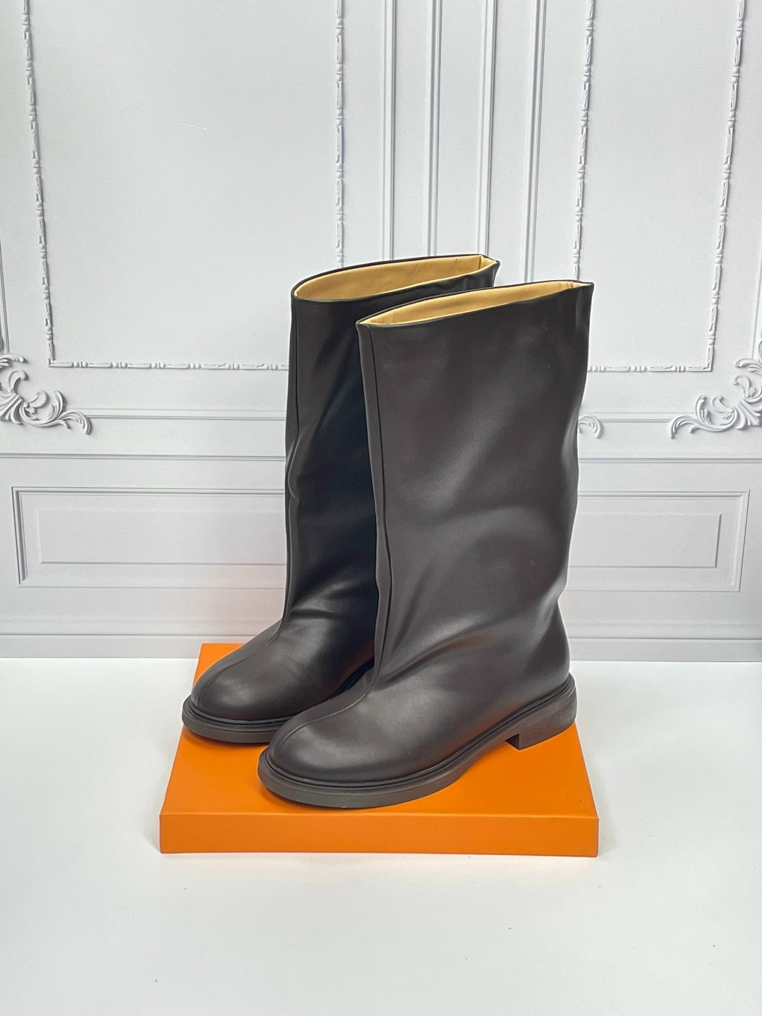 сапоги hermes,сапоги,сапоги эрмес,hermes женские кожаные сапоги premium black,сапоги женские hermes кожаные размер 36-40