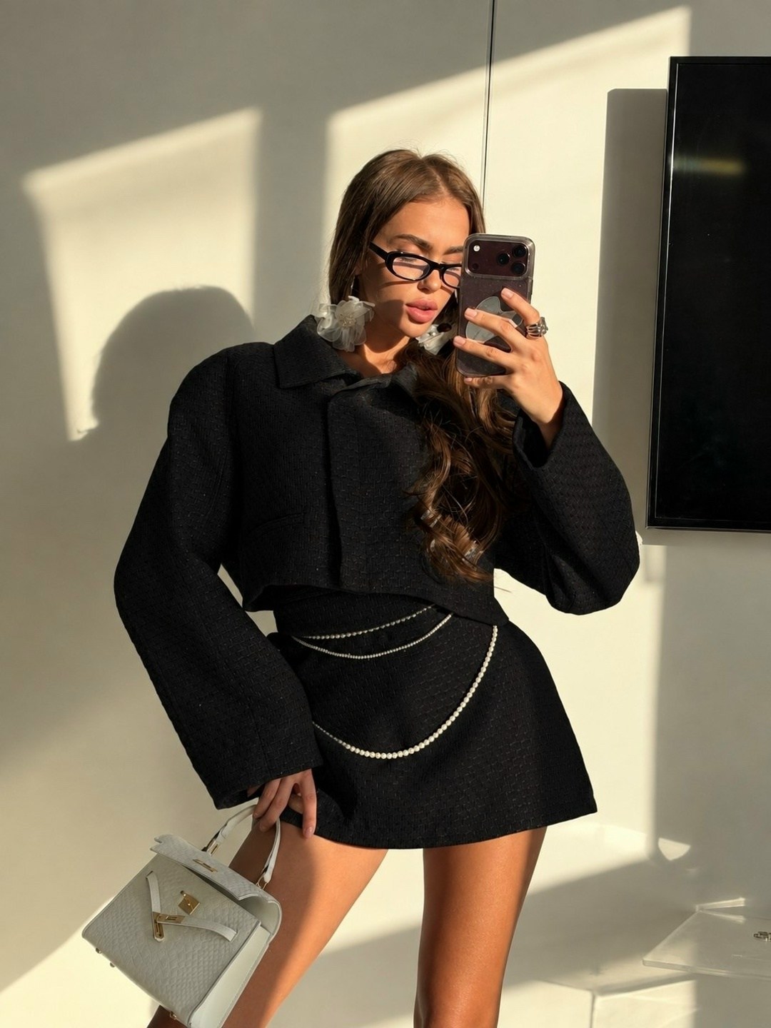 твидовый костюм,костюм с юбкой,жакет твидовый укороченный modern style,жакет твидовый,костюм жакет юбка