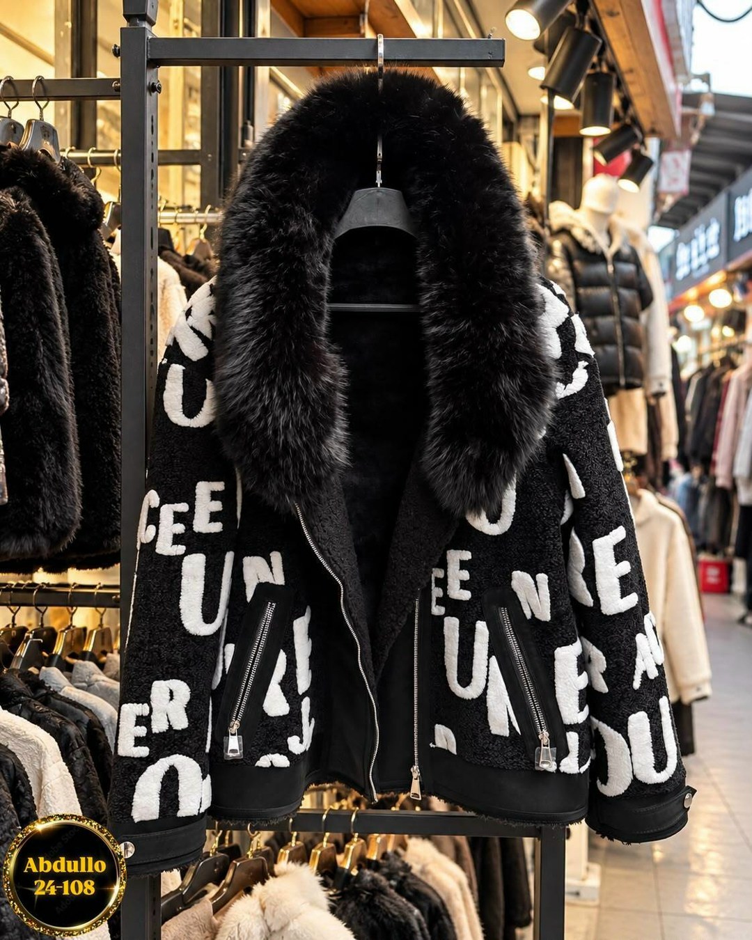 шуба искусственная экошуба зимняя с капюшоном (oversize) n&t store,шуба искусственная,искусственная женская шуба,шуба из экомеха с капюшоном 46-52, цвет черный,шуба женская