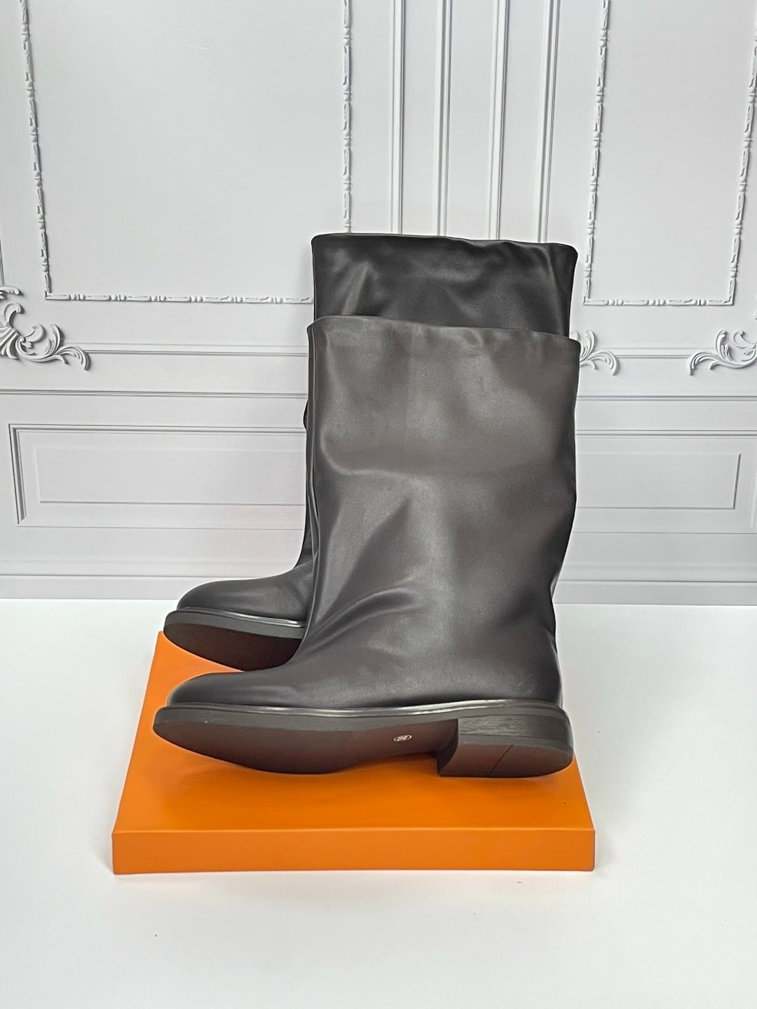 сапоги hermes,сапоги,сапоги эрмес,hermes женские кожаные сапоги premium black,сапоги женские hermes кожаные размер 36-40