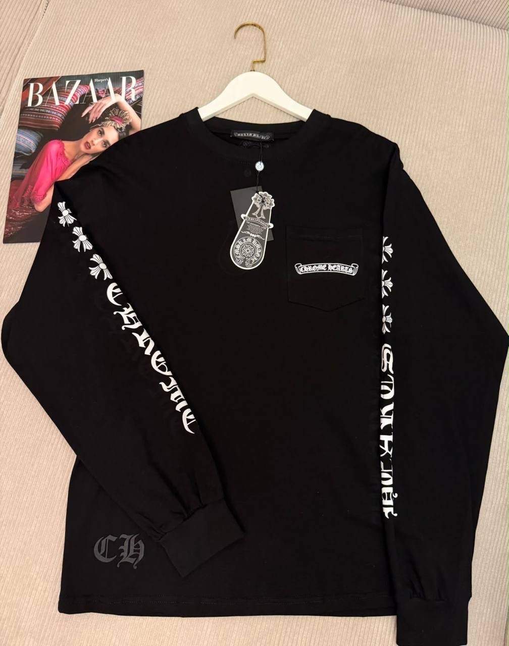лонгслив chrome hearts,лонгслив для мужчин,свитшот мужская,лонгслив