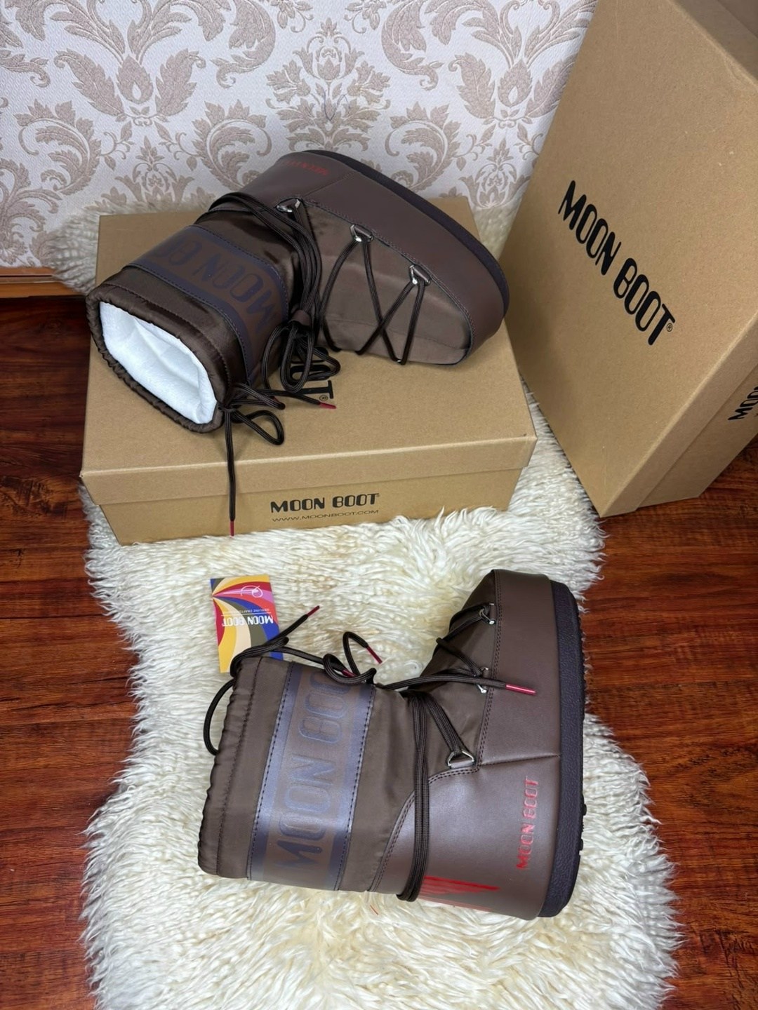 зимние ботинки moon boot,,луноходы женские,ботинки moon boot,зимние ботинки moon boot icon черный