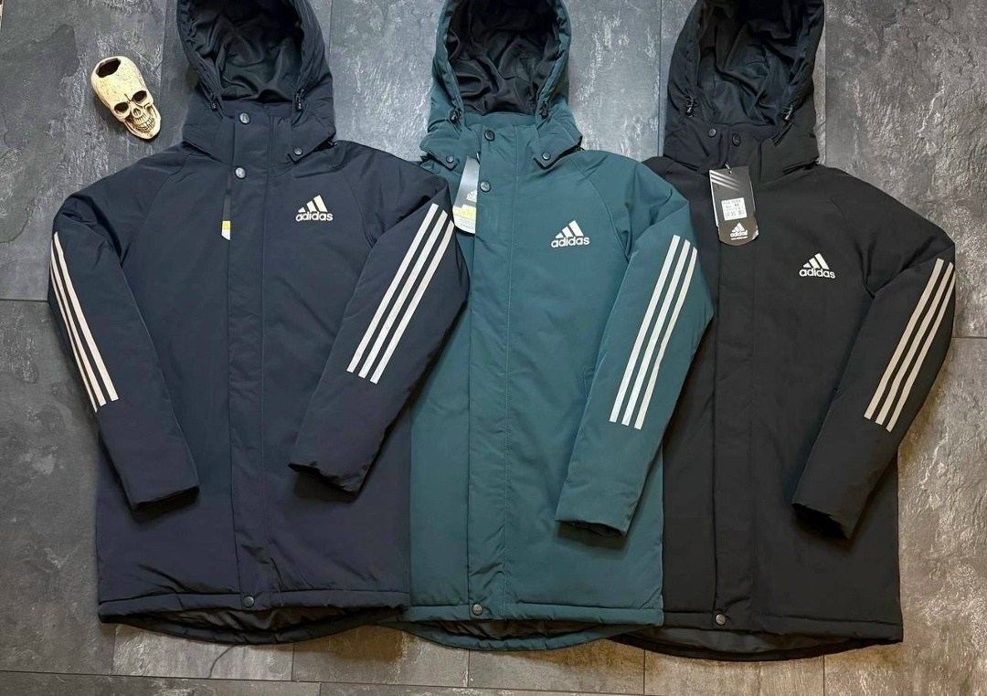 мужская зимняя куртка adidas,куртка зимняя мужская adidas арт. 12241453,куртка зима от фирмы adidas,зимняя куртка парка adidas,куртка adidas зимняя удлиненная