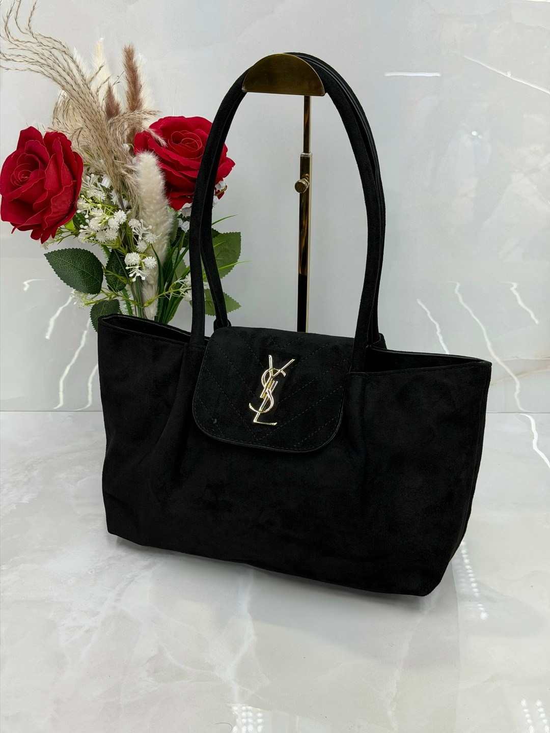 сумка yves saint laurent,сумка saint laurent женская замша бордовая,замшевая сумка,сумка saint laurent,yves saint laurent женская чёрная замшевая сумка 25x13 см