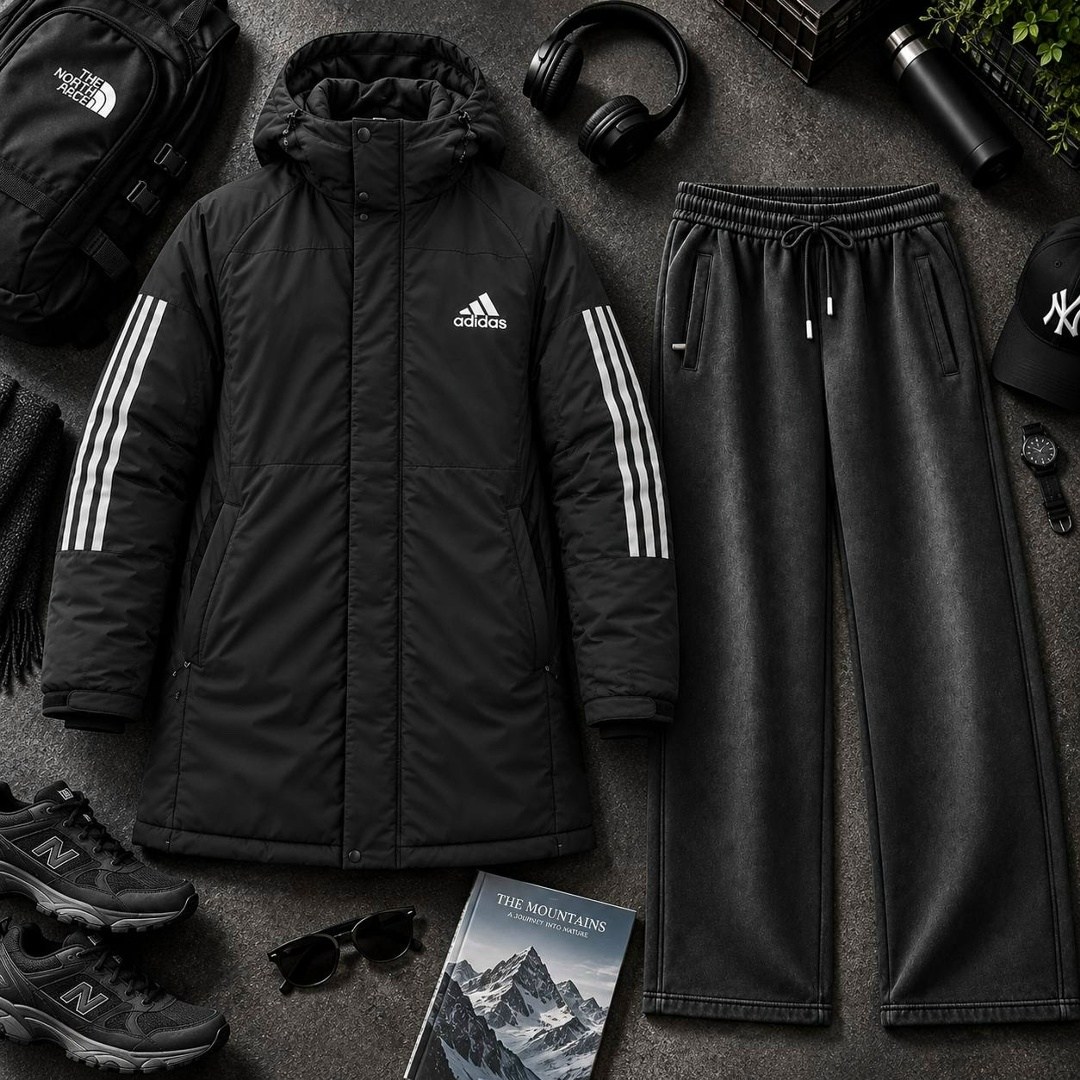 куртка зимняя adidas,зимняя мужская куртка,адидас куртка мужская зимняя,удлиненная куртка,пуховик адидас мужской