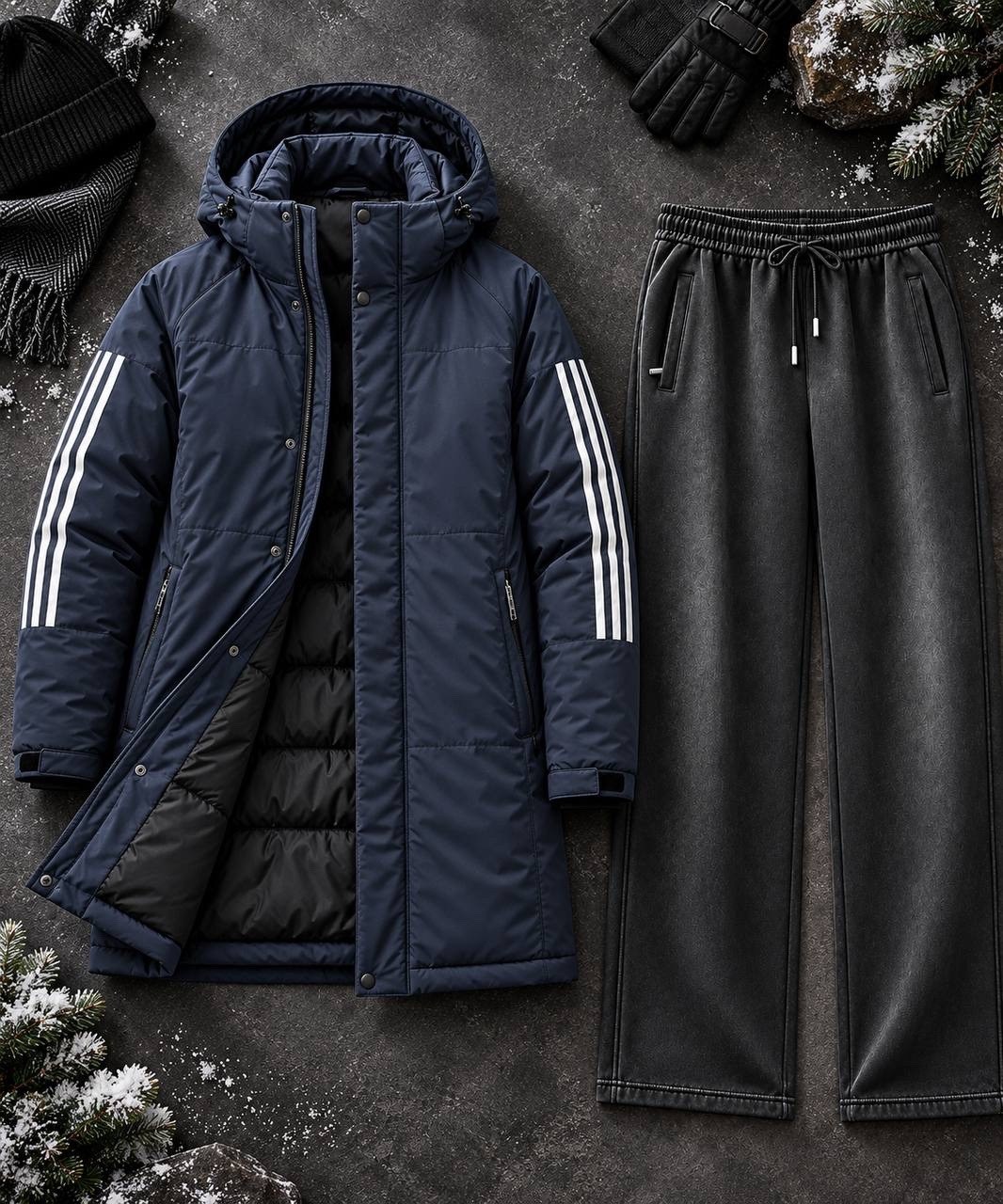 куртка зимняя adidas,зимняя мужская куртка,адидас куртка мужская зимняя,удлиненная куртка,пуховик адидас мужской