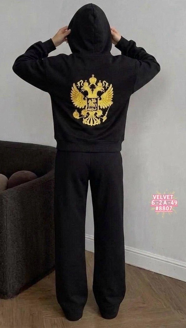 велюровый костюм,спортивные костюм,спортивный костюм с гербом,велюровый спортивная костюм,россия костюм