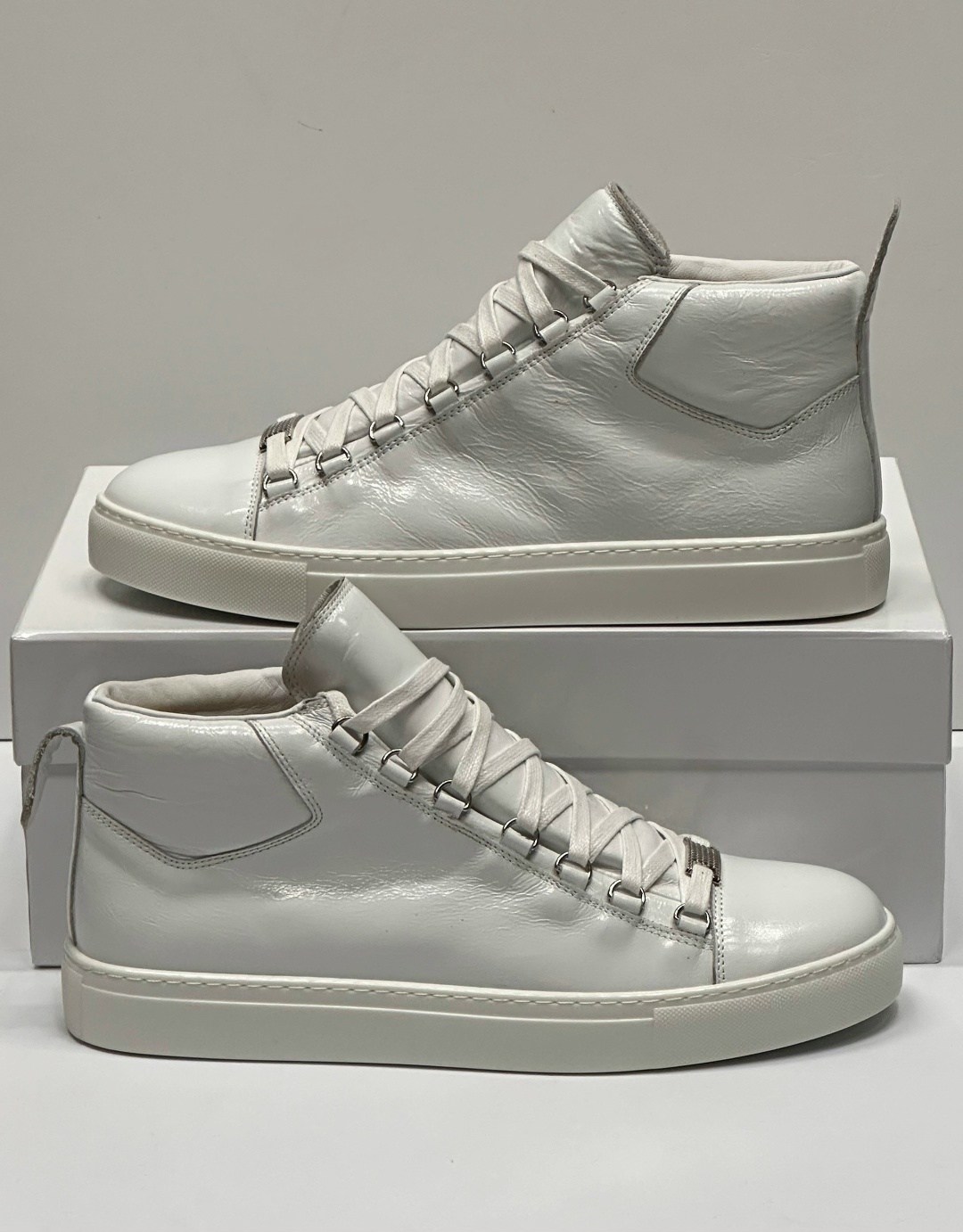 баленсиага ,,balenciaga arena high top sneakers black size 44,balenciaga ,balenciaga arena black
