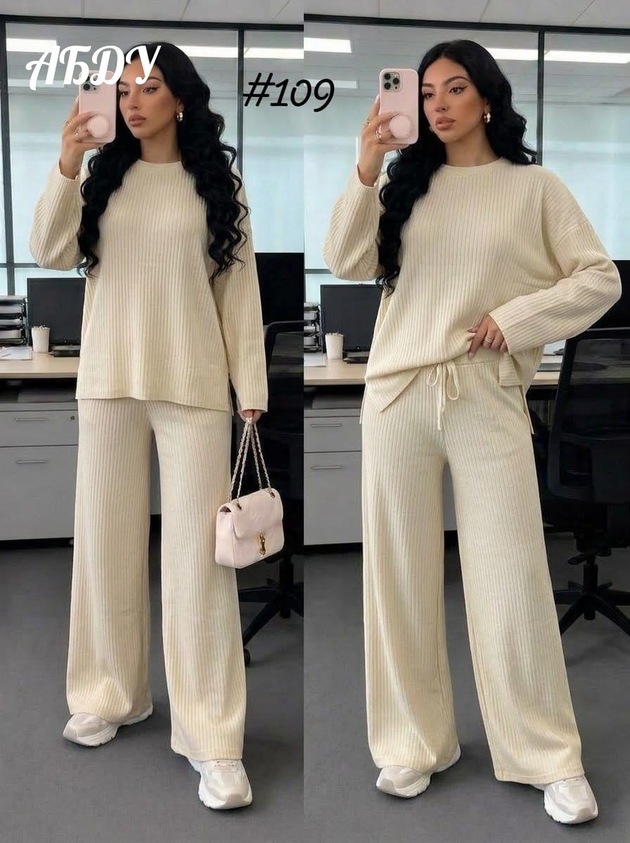 трикотажные костюмы,костюм двойка вязаный оверсайз haianh fashion,трикотажный костюм двойка qu style,повседневный костюм,вязаный брючный костюм